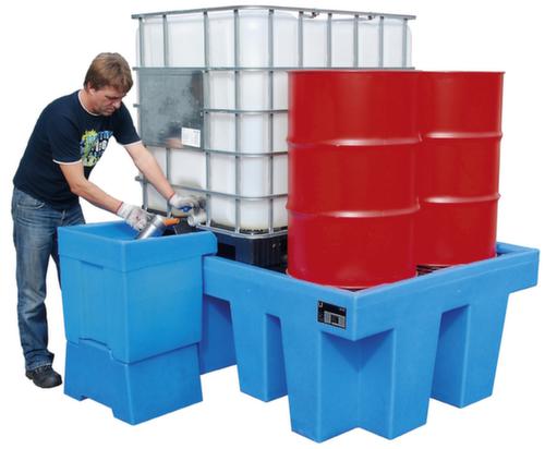 Bac de rétention PE à manutentionner de tous les côtés WPA-PE