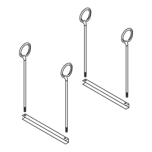 Säbu Dispositif de levage pour conteneur avec fond isolant