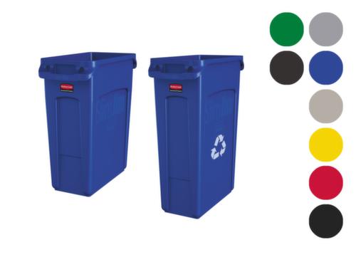 Rubbermaid Collecteur de recyclage Slim Jim® avec conduits d'air