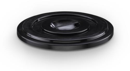 Cuve ronde étanche à la lumière en noir