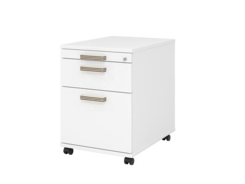 Conteneur à roulettes Up and Down avec tiroir HR, 1 tiroir(s), blanc/blanc