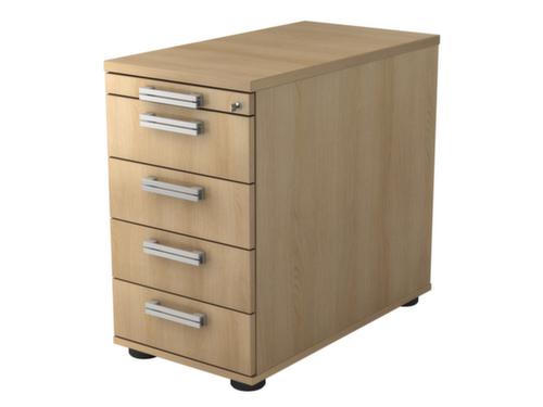 Caisson à poser Up and Down, 4 tiroir(s), chêne/chêne