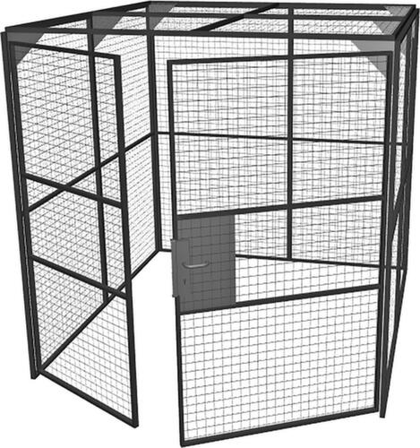 TROAX Serrure cylindrique CE pour caisse de stockage