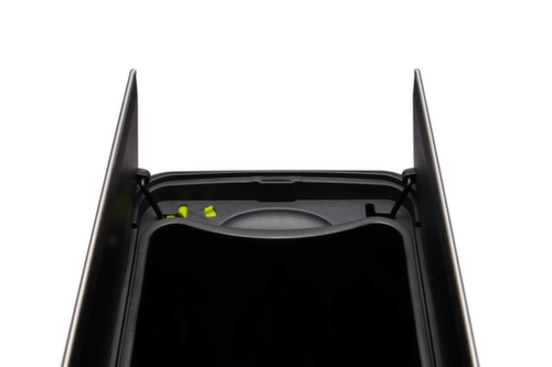 Poubelle à pédale acier inoxydable mobile EKO Ecofly