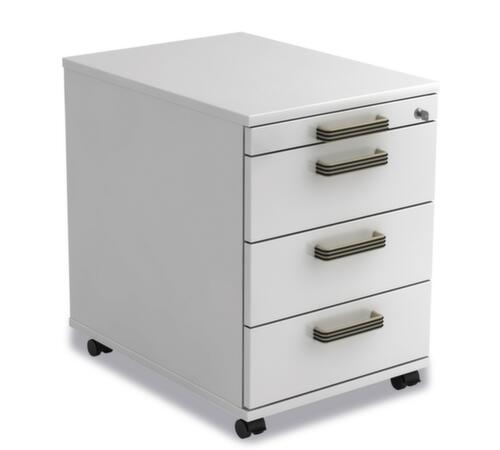 Caisson mobile Up and Down, 3 tiroir(s), blanc/blanc