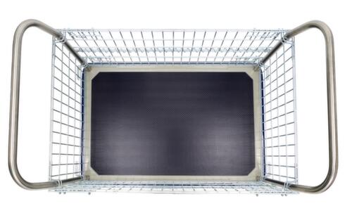 UDOBÄR chariot quatre ridelles grillagé avec plateau antidérapant, force 500 kg