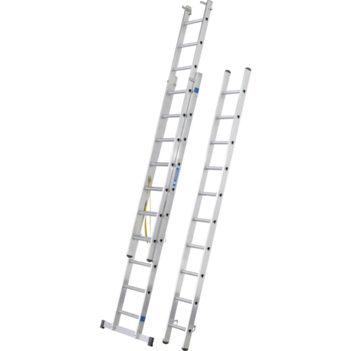 ZARGES Échelle télescopique polyvalente Skymaster DX, 3 x 12 échelons triangulaires