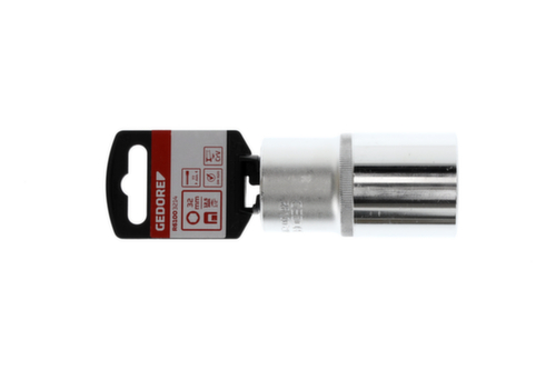 GEDORE RED R61003214 Douille 1/2" 6 pans 32 mm Longueur 77 mm