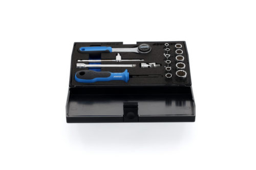 GEDORE D 20 EMU-3 Jeu de clés à douilles 1/4" 17 pièces profil UD 4-13 mm