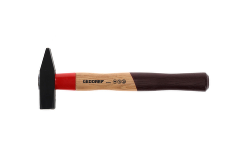 Marteau de serrurier GEDORE 600 H-600 ROTBAND-PLUS avec manche en hickory