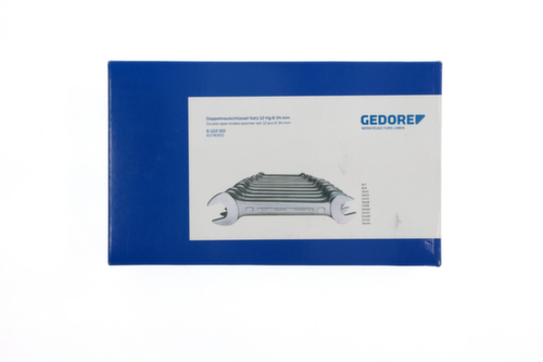 6-122 ISO Jeu de clés à fourche double 12 pièces 6-34 mm