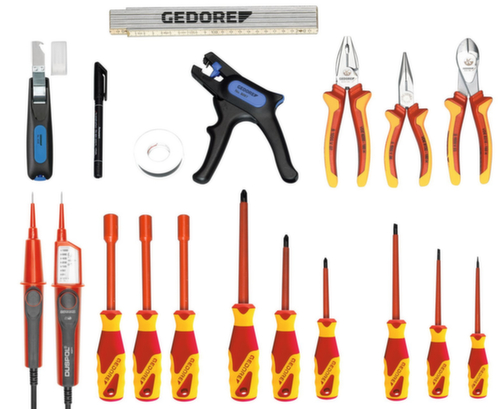 1091 Coffret d'outils électriques 18 pièces