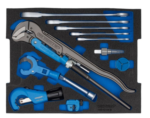 GEDORE 1100-03 GEDORE L-BOXX 136 avec assortiment sanitaire 44 pièces