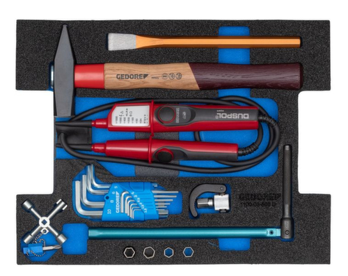 GEDORE 1100-03 GEDORE L-BOXX 136 avec assortiment sanitaire 44 pièces