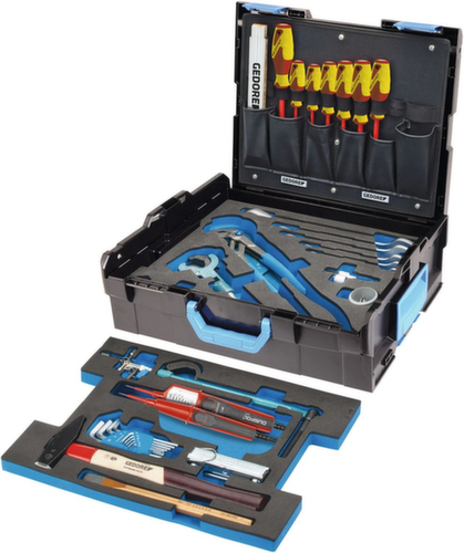 GEDORE 1100-03 GEDORE L-BOXX 136 avec assortiment sanitaire 44 pièces