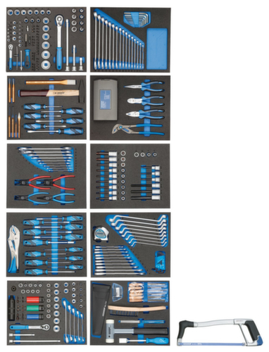 GEDORE WSL-L-TS-308 Chariot à outils workster smartline avec 308 pièces d'outils