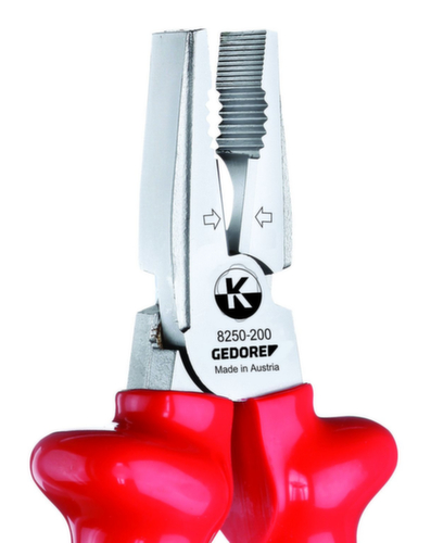 VDE 8250-200 Pince combinée VDE Kraft avec isolation par immersion 200 mm