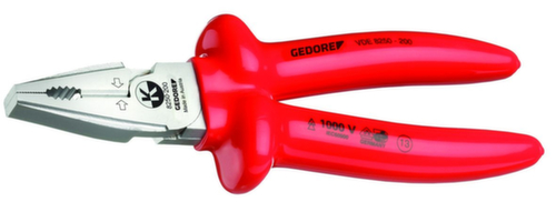 VDE 8250-200 Pince combinée VDE Kraft avec isolation par immersion 200 mm