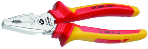 SB VDE 8250-180 H Pince combinée VDE avec isolation par gaine 180 mm