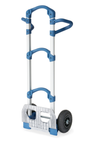 fetra Diable pour caisses en aluminium ultra léger Wuppi, force 200 kg, air bandage