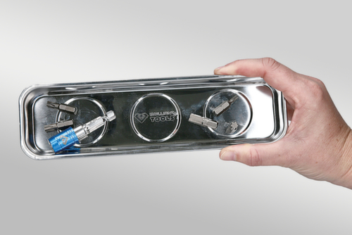 Brilliant Tools Magnetic tray / bowl set made of stainless steel 65 x 226 mm