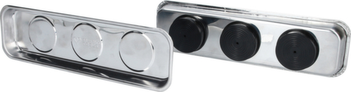 Brilliant Tools Magnetic tray / bowl set made of stainless steel 65 x 226 mm