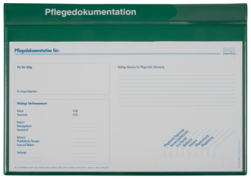 BOI chemise porte-documents system-line avec 2 couvercles, vert