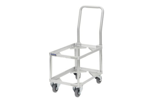 Gmöhling châssis roulant G®-DOLLY C 913 / 2 B pour bac de transport et caisse de transport en aluminium