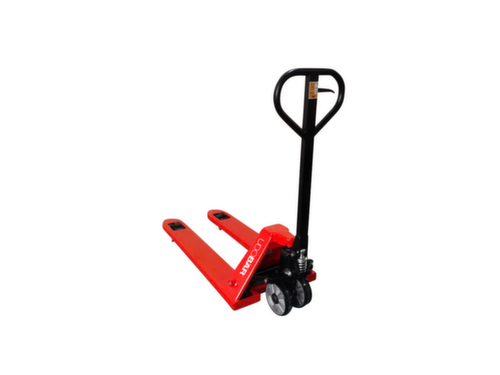 UDOBÄR Transpalette, 2500 kg force, polyuréthane/polyuréthane