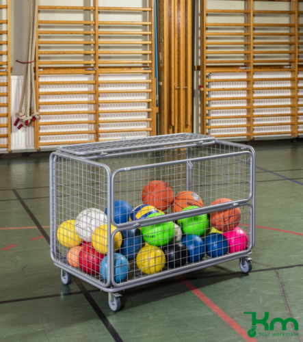 Kongamek Fourgon de livraison de type boîte, force 150 kg, plateau longueur x largeur 1180 x 662 mm