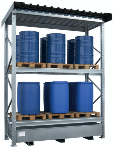 Lacont rayonnage à palettes pour produits dangereux en acier