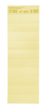 EICHNER Étiquette inscriptible, jaune