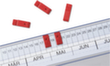 EICHNER Onglet pour barrettes d'onglets de signalisation, rouge