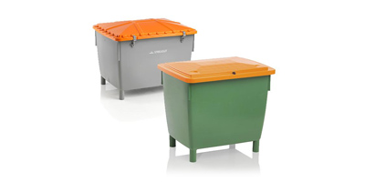 Bacs pour produits d'épandage