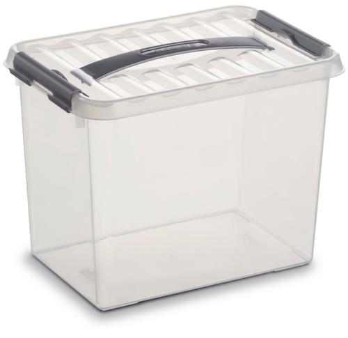 Conteneur de stockage gerbable transparent  L