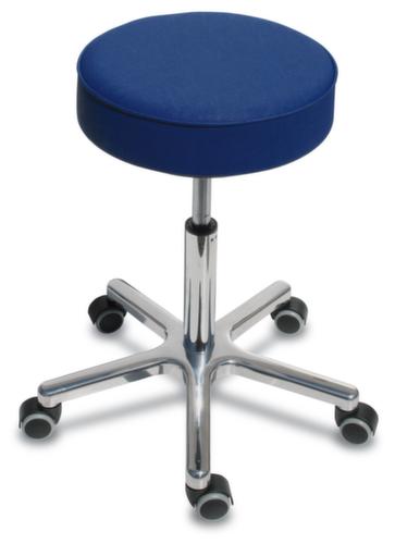 Tabouret pivotant hauteur réglable avec assise en similicuir  L