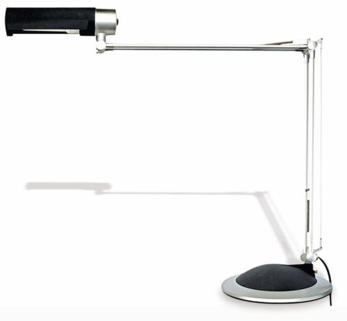 MAUL Lampe de bureau Office, lumière blanc chaud, noir/argent