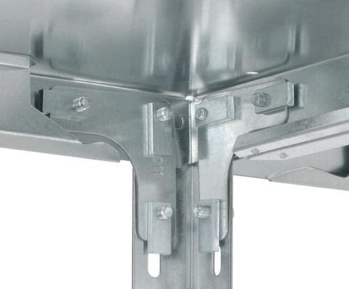 hofe Rayonnage à boulonner pour classeurs, 6 tablettes, avec revêtement en zinc anti-corrosion  L