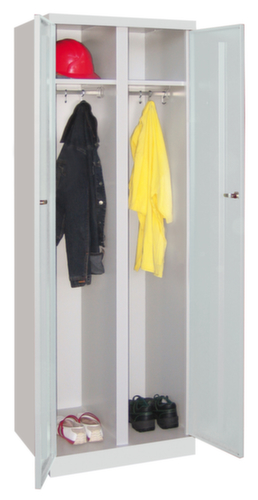 PAVOY Armoire à vêtements/linge Basis Plus à 2 compartiments, largeur de compartiment 300 mm  L