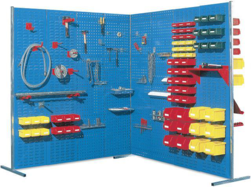 Kappes Cloison de séparation à panneaux perforés/rainurés RasterPlan® en double panneau 90  L