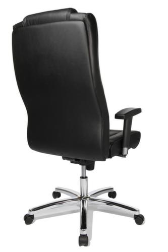 Topstar Fauteuil pivotant Chairman 10, revêtement cuir, noir  L