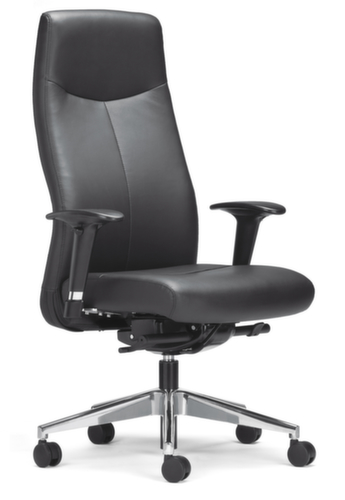 ROVO-CHAIR Fauteuil pivotant ROVO XL 5910 A 5-04, revêtement cuir nappa, noir  L