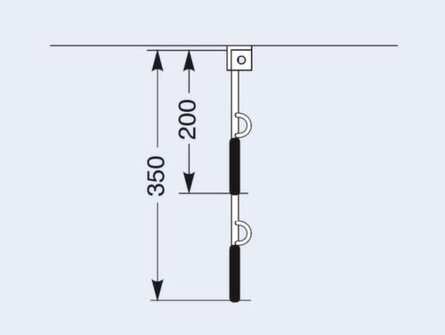 porte-cycles suspendu  L