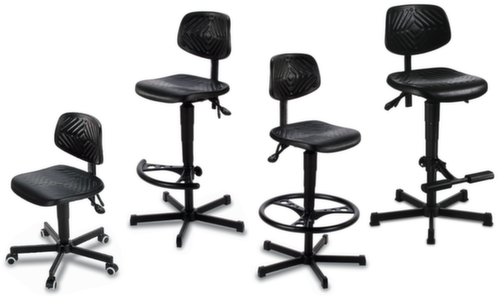 meychair Siège d'atelier Workster Komplex avec assise inclinable  L