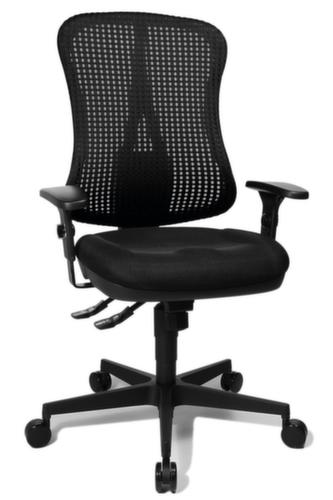 Topstar Siège de bureau pivotant HEAD POINT SY, Dossier maille, noir  L