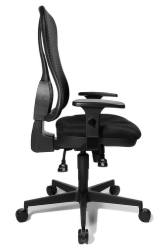 Topstar Siège de bureau pivotant HEAD POINT SY, Dossier maille, noir  L