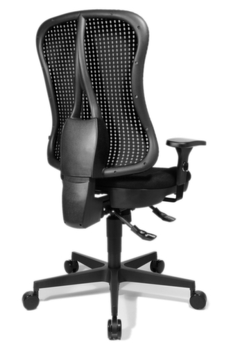 Topstar Siège de bureau pivotant HEAD POINT SY, Dossier maille, noir  L