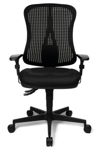 Topstar Siège de bureau pivotant HEAD POINT SY, Dossier maille, noir  L