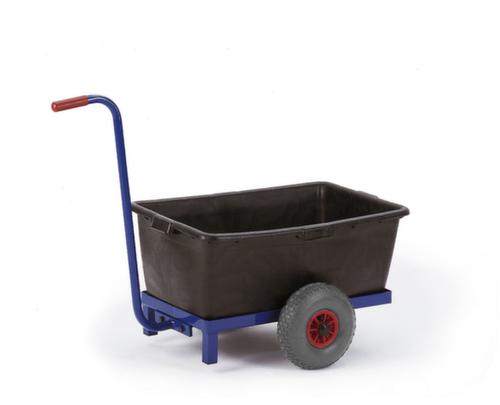 Rollcart Rouleau à poignée avec bac en plastique, force 150 kg, 2 roues  L