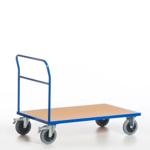 Rollcart Chariot avec barre de poussée avec bandage TPE non tachant  L